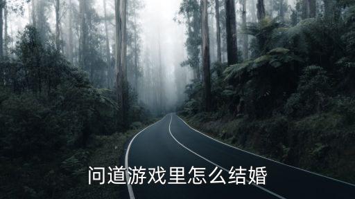 问道游戏里怎么结婚