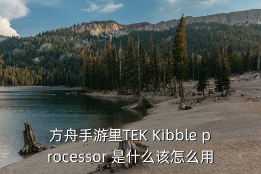 方舟手游里TEK Kibble processor 是什么该怎么用