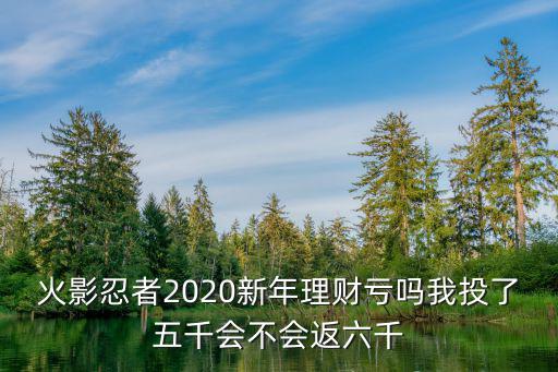 火影忍者2020新年理财亏吗我投了五千会不会返六千