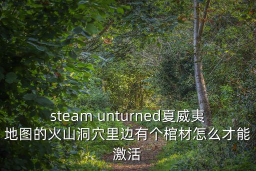 steam unturned夏威夷地图的火山洞穴里边有个棺材怎么才能激活