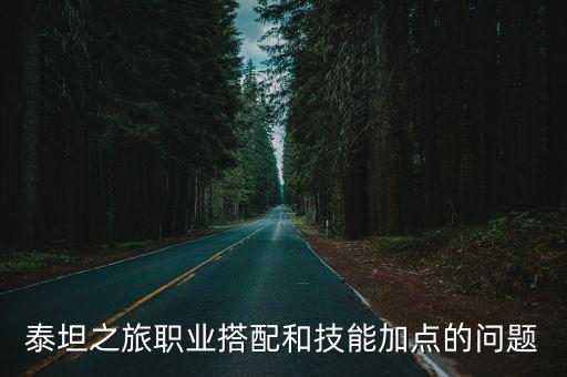 泰坦之旅职业搭配和技能加点的问题