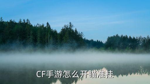 CF手游怎么开瞄准挂