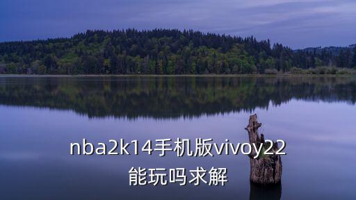 nba2k14手机版vivoy22能玩吗求解