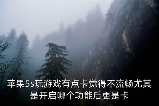 诛仙手游苹果5s怎么设置不卡，如何解决苹果5s卡顿的问题