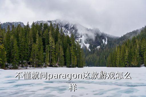 不懂就问paragon这款游戏怎么样