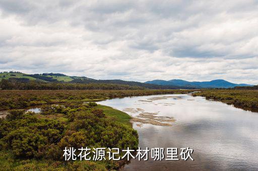 桃花源记木材哪里砍