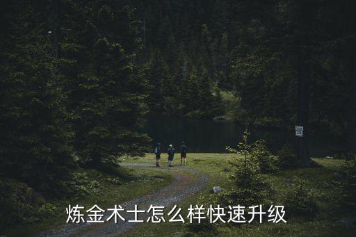 炼金术士怎么样快速升级