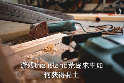 游戏the island荒岛求生如何获得黏土