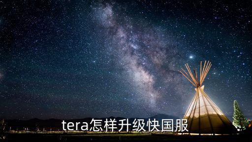 tera怎样升级快国服