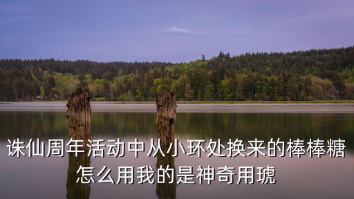 诛仙周年活动中从小环处换来的棒棒糖怎么用我的是神奇用琥