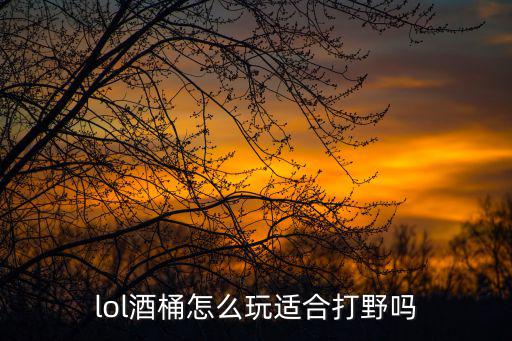 lol酒桶怎么玩适合打野吗