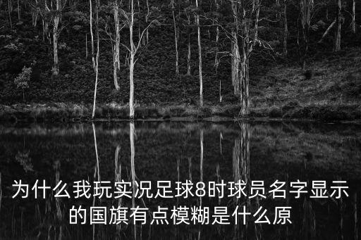 实况手游球员名字模糊怎么办，我昨天玩实况的时候球员名字全变成了透明的咋解决