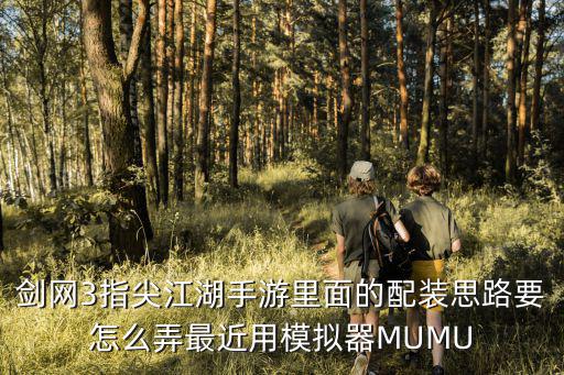 剑网3指尖江湖手游里面的配装思路要怎么弄最近用模拟器MUMU