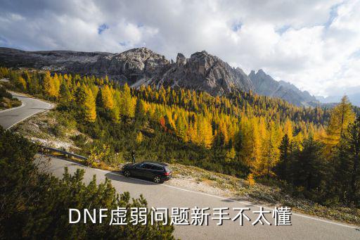 DNF虚弱问题新手不太懂