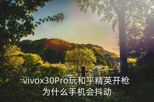 vivox30Pro玩和平精英开枪为什么手机会抖动