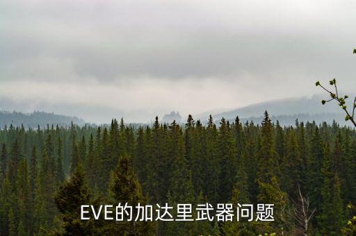 EVE的加达里武器问题