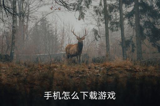 手机怎么下载游戏