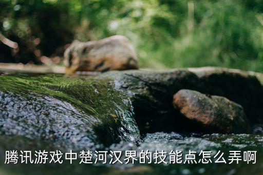 烟雨江湖手游技能怎么设置，腾讯游戏中楚河汉界的技能点怎么弄啊