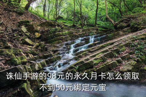 诛仙手游的98元的永久月卡怎么领取不到50元绑定元宝