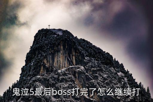 鬼泣5最后boss打完了怎么继续打