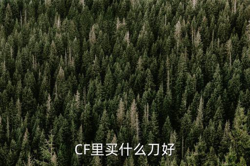 穿越火线手游便宜的刀怎么样，CF里买什么刀好