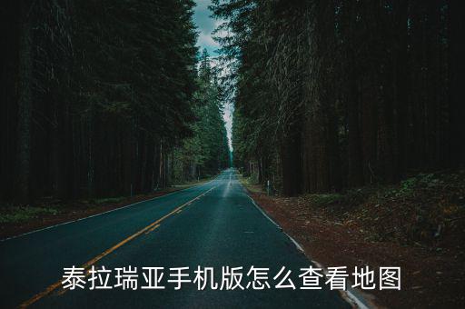 泰拉瑞亚手机版怎么查看地图