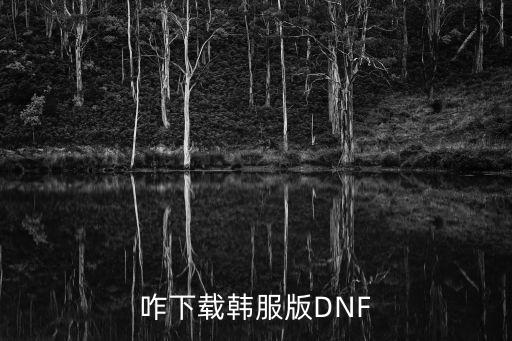 咋下载韩服版DNF