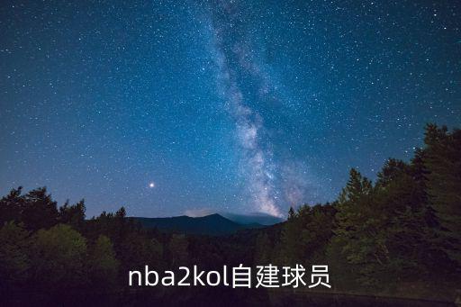 nba2kol自建球员