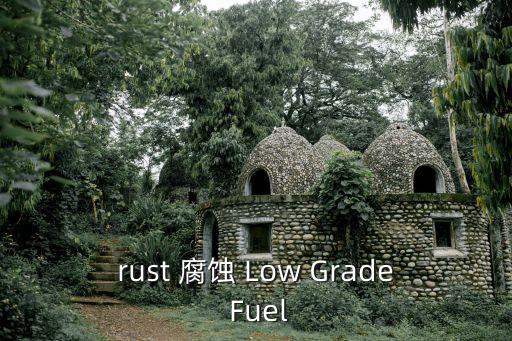 rust 腐蚀 Low Grade Fuel