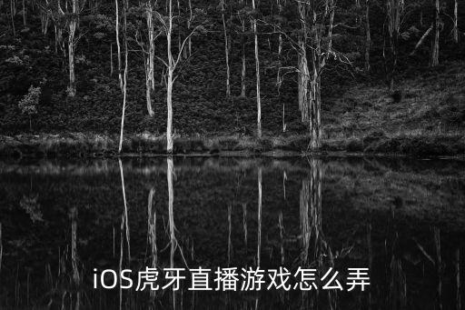 iOS虎牙直播游戏怎么弄