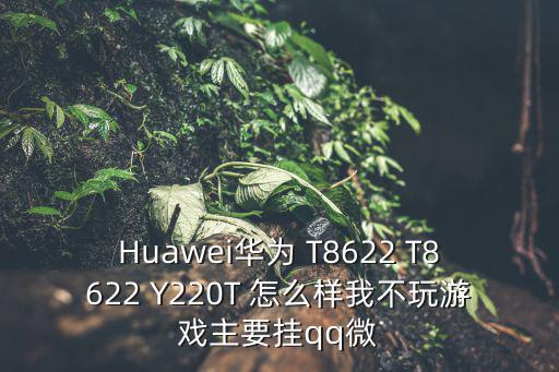 Huawei华为 T8622 T8622 Y220T 怎么样我不玩游戏主要挂qq微