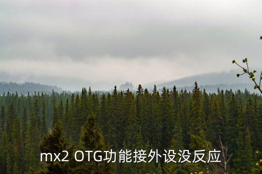 mx2 OTG功能接外设没反应