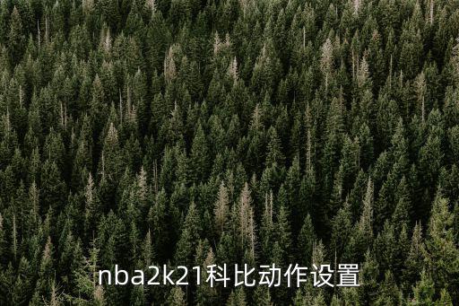 nba2k21科比动作设置