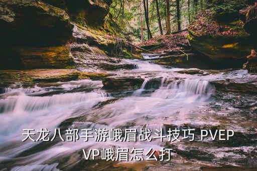 天龙八部手游峨眉金顶怎么打，天龙八部手游峨眉战斗技巧 PVEPVP峨眉怎么打