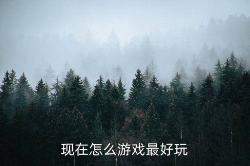 现在怎么游戏最好玩