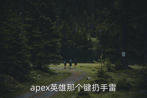 apex英雄那个键扔手雷