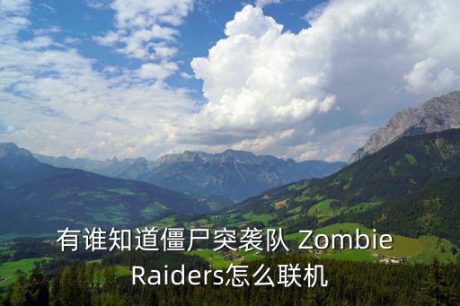 有谁知道僵尸突袭队 Zombie Raiders怎么联机