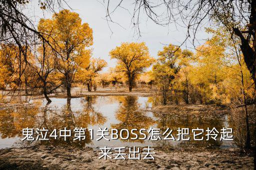 鬼泣4中第1关BOSS怎么把它拎起来丢出去