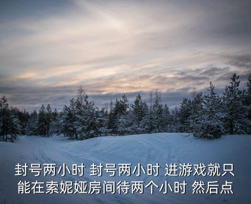 apex手游被封两小时怎么办，封号两小时 封号两小时 进游戏就只能在索妮娅房间待两个小时 然后点