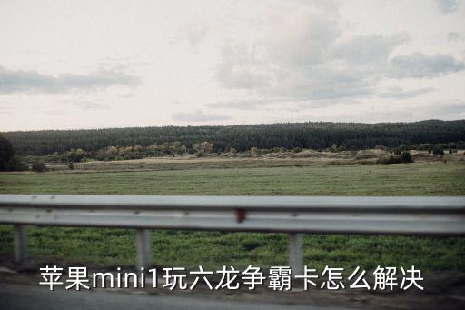 苹果mini1玩六龙争霸卡怎么解决