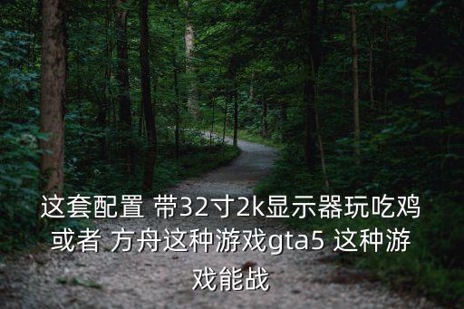 这套配置 带32寸2k显示器玩吃鸡或者 方舟这种游戏gta5 这种游戏能战