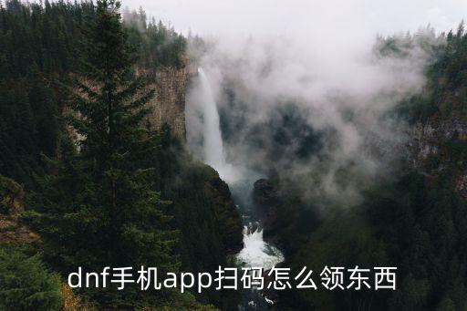 dnf手机app扫码怎么领东西