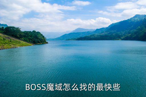 BOSS魔域怎么找的最快些