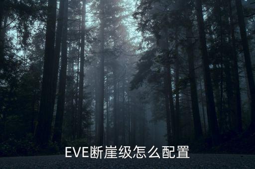 EVE断崖级怎么配置