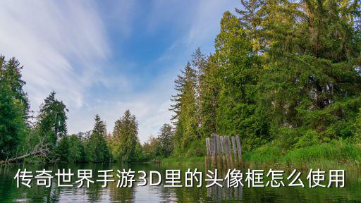 传奇世界手游3D里的头像框怎么使用