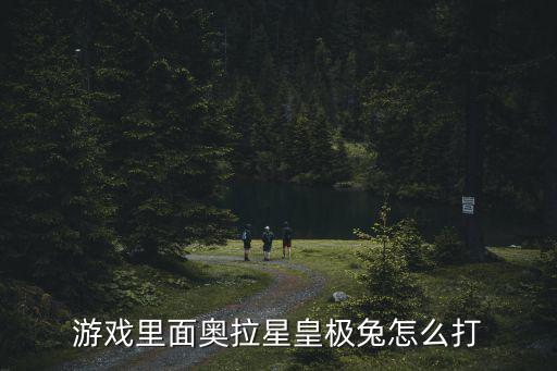 奥拉星手游电脑版怎么打，游戏里面奥拉星皇极兔怎么打