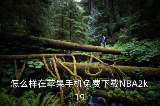 怎么样在苹果手机免费下载NBA2k19