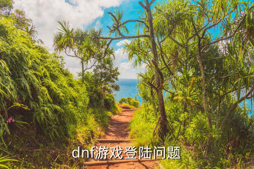 dnf游戏登陆问题