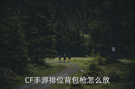 CF手游排位背包枪怎么放