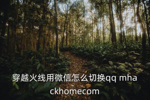 穿越火线用微信怎么切换qq mhackhomecom